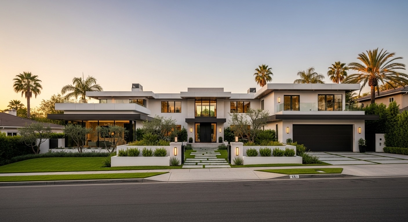 Active construction site in Los Angeles County with professional contractors at work
